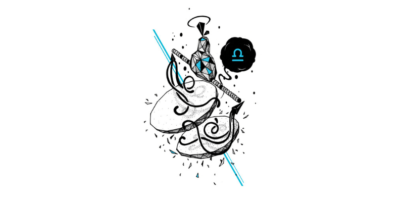 símbolo balança produtora do signo de libra
